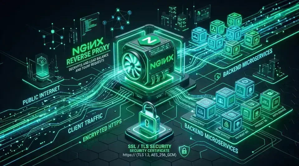 Nginx Reverse Proxy với SSL